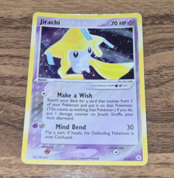 Pokemon TCG Jirachi 8/101 EX Hidden Legends Holo Rare ENG 70HP 2004 - Image 1