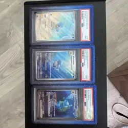 Pokemon TCG SV 151 PSA 9 Lot 3 Squirtle 170 Wartortle 171 Blastoise ex 200 - Image 1
