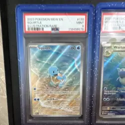 Pokemon TCG SV 151 PSA 9 Lot 3 Squirtle 170 Wartortle 171 Blastoise ex 200 - Image 2