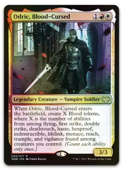 Odric, Blood-Cursed #243 (Foil) (NM) Crimson Vow VOW Magic MTG - Image 1