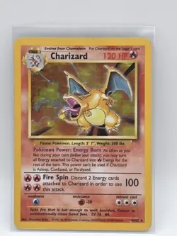 Pokemon Base Set Holo LOT Charizard 4/102 & Blastoise 2/102 Vintage WOTC MP - Image 5
