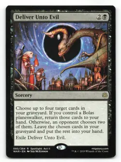 Deliver Unto Evil - War of the Spark (Rare, Non-Foil) NM - Image 1