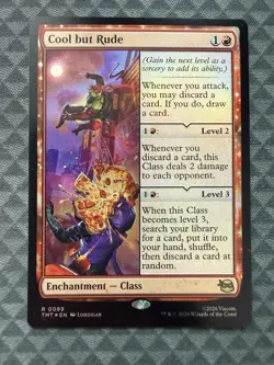 MTG Cool but Rude #0089 Foil Rare Teenage Mutant Ninja Turtles (TMT) - Image 2
