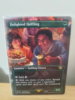 MTG ~ Delighted Halfling (Borderless) ~ nMint ~ Ships NOW! - Image 1