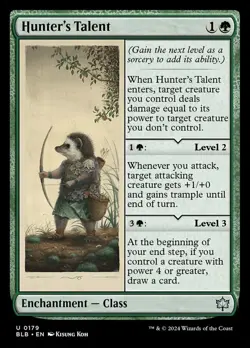 4x Hunter's Talent - Foil MTG - Bloomburrow - NM-Mint - Image 1