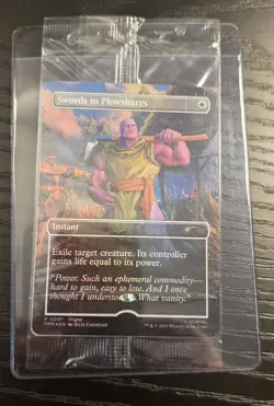 MISPRINT Thanos MtG PSA Promo Swords to Plowshares Marvel Sealed Magic Shift - Image 1