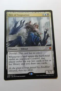 MTG Sire of Stagnation x1- -Battle for Zendikar-Lightly Played - Image 1