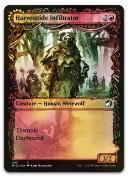 Harvesttide Infiltrator (Showcase) #293 (Foil) (NM) Midnight Hunt MID Magic MTG - Image 1