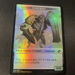 MTG - Powerstone / Construct Token Foil BRO #005 - Image 1