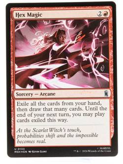 Hex Magic Marvel Super Heroes 0133 Foil MTG NM - Image 1