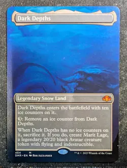 Dark Depths - Borderless - Dominaria Remastered (MTG) - Image 1