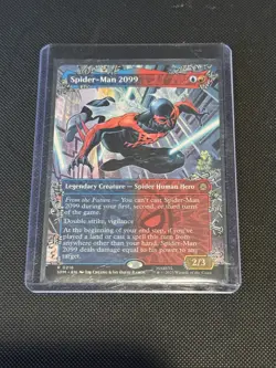 Spider-Man 2099 Non-Foil Borderless 0216 Spider-Man Magic the Gathering Rare - Image 1