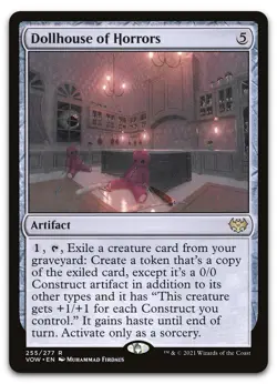 Dollhouse of Horrors #255 (NM) Crimson Vow VOW Magic MTG - Image 1