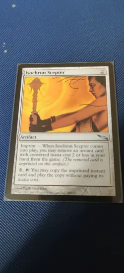 MTG Isochron Scepter Mirrodin 188/306 Regular Uncommon Near Mint Condition - Image 1