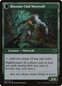 Weaver of Blossoms #226 (Foil) (NM) Crimson Vow VOW Magic MTG - Image 2