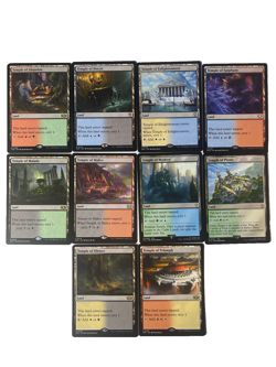 MTG Full Temple Set - 10x Rare Scry Lands - Image 1