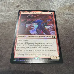 Titania, Proud Pummeler (Surge Foil) 62 MTG MSC Commander: Marvel Foil NM - Image 1