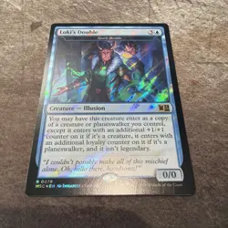 Loki's Double - Spark Double (Surge Foil) 279 MTG MSC Commander: Marvel Foil NM - Image 1
