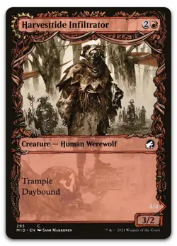 Harvesttide Infiltrator (Showcase) #293 (NM) Midnight Hunt MID Magic MTG - Image 1