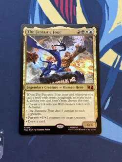 The Fantastic Four - Foil - Magic the Gathering - MtG Marvel Mythic In Hand! - Image 1