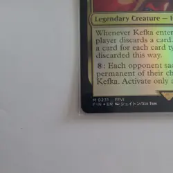 2025 Magic MTG Final Fantasy Kefka Court Mage Ruler of Ruin Rare #0231 Foil - Image 4