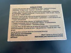 Goblin Storm Secret Lair Commander Deck English MTG Factory Sealed - Image 3
