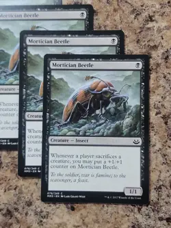 Magic the Gathering MTG Playset 4x Mortician Beetle Modern Masters 2017 - Image 3