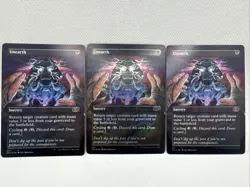 3x MTG - Unearth (Borderless) Double Masters 2022 Foil - LP - Image 1