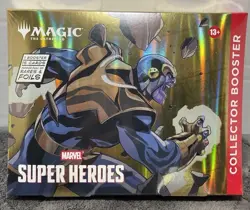 NEW Magic the Gathering Marvel Super Heroes Collectors Booster Sealed In Hand - Image 2
