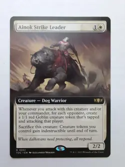 MTG Ainok Strike Leader (TDC) Commander: Tarkir: Dragonstorm Extended Regular 51 - Image 1