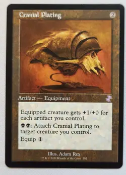 MTG Magic [x1] Cranial Plating [x1] Retro Time Spiral Remastered M/NM - Image 1