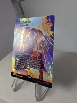 Patriotic Shield Magic The Gathering Marvel Super Heroes #M100 Borderless Foil - Image 2