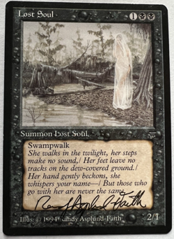 Lost Soul Legends Regular 1994 Signed by Randy Asplund-Faith - Image 1