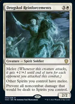 Drogskol Reinforcements [Innistrad: Crimson Vow Commander] Magic MTG - Image 1