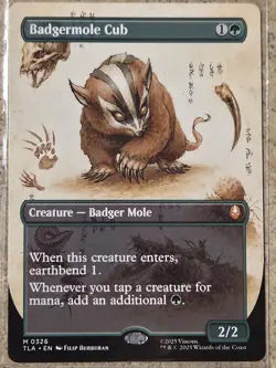 Badgermole Cub (Borderless) Avatar: The Last Airbender Regular - Image 1