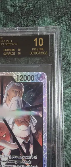 ONE PIECE Five Elders SR OP13-082 BECKETT BLACK LABEL 10 - Image 4