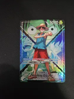 Bandai One Piece Card Game Monkey D. Luffy Leader OP16-022 ALT ART - Image 1