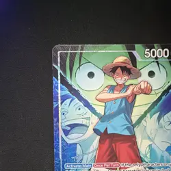 Bandai One Piece - Monkey D. Luffy Leader OP16-022 Alt Art Foil EN 5000 - Image 5