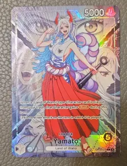 Bandai One Piece TCG Yamato Leader OP16-079 Alt Art Foil English - Image 1