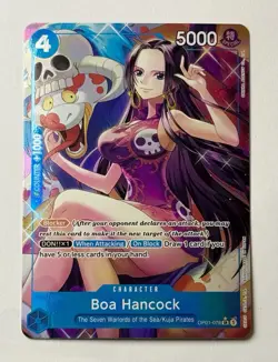 One Piece PRB-01 Boa Hancock OP01-078 Alt Art Card English Prem Booster the Best - Image 1