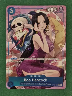 One Piece Boa Hancock Alt Art OP13-051 R Carrying on His Will English - Image 3