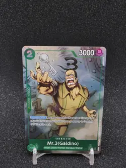 One Piece TCG ST30-014 Mr. 3 Galdino Alt Art Starter Deck EX NM - Image 1