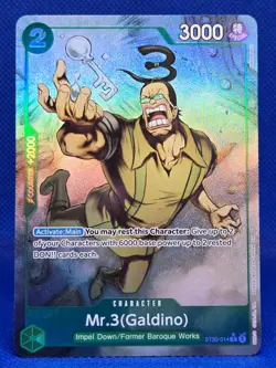 Mr.3(Galdino) ST30-014 C Full Art | Starter Deck EX: Luffy & Ace | One Piece TCG - Image 1