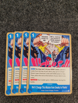 X4 We'll Change This Mission from Sneaky to Flashy! OP16-059 UC One Piece - Image 1