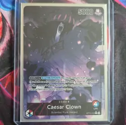 Bandai Caesar Clown L Alt Art Foil OP10-002 Royal Blood Leader ENG 2024 - Image 1