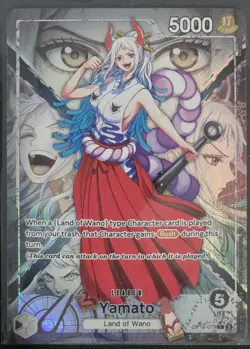 One Piece CG: Yamato OP16-079 Alt Art Leader - The Time Of Battle (NM) English - Image 1