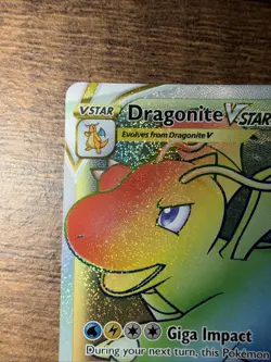 Pokemon TCG Dragonite VSTAR Holo Card Secret Rare, Pokemon Go 081/078 - Image 2