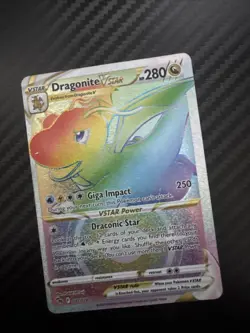 Pokemon GO TCG - Dragonite VSTAR 081/078 Holo Secret Rare - Image 1