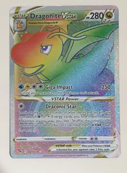 Pokemon GO TCG - Dragonite VSTAR 081/078 Holo Secret Rare - NM - Image 1