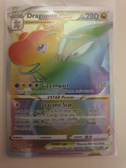 Pokemon GO TCG - Dragonite VSTAR 081/078 Holo Secret Rare - NM - Image 2